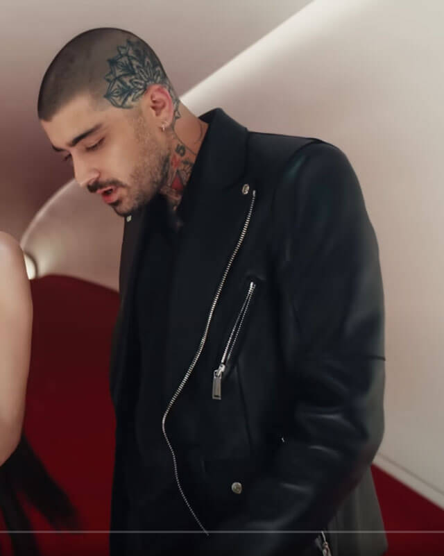 Eyes Closed Zayn Malik Biker Jacket