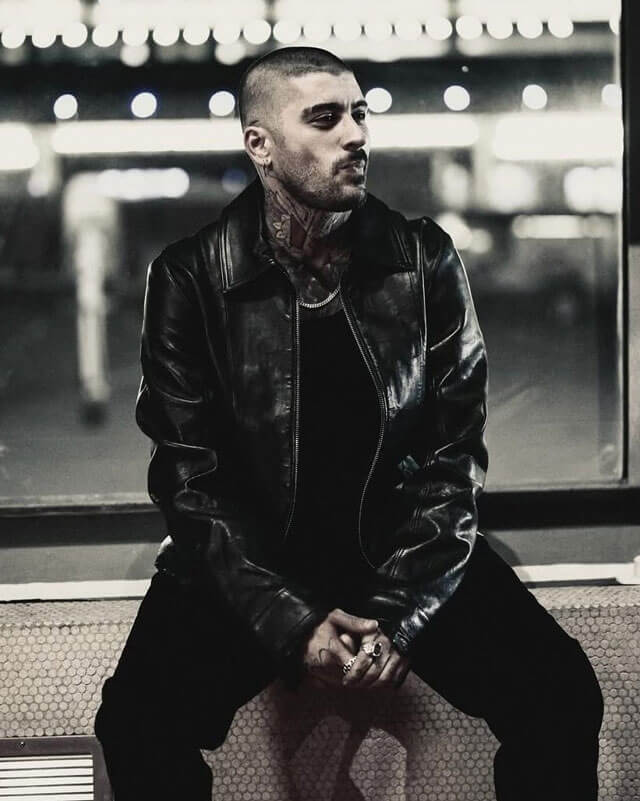 Eyes Closed Zayn Malik Black Leather Jacket