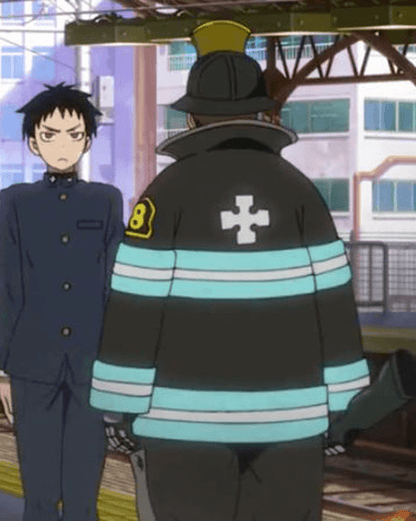 Fire Force Shinra Kusakabe Black Jacket