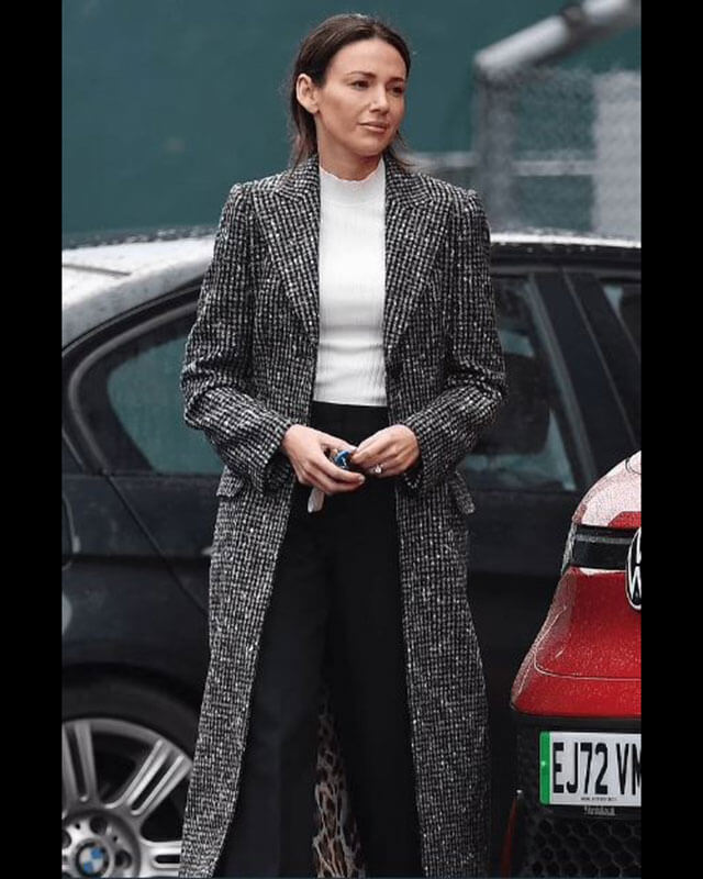 Fool Me Once Michelle Keegan Grey Coat