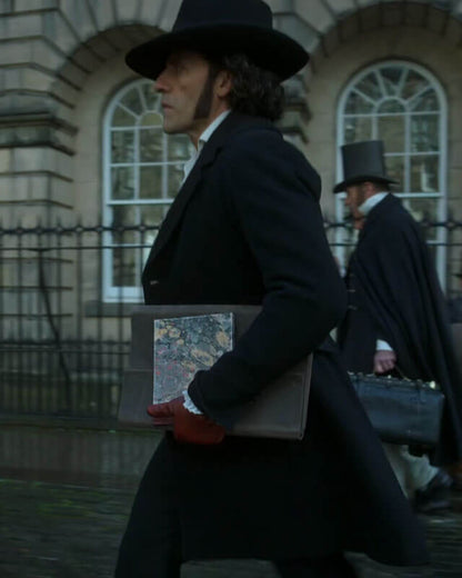 Frankenstein Dr Victor Black Wool Coat