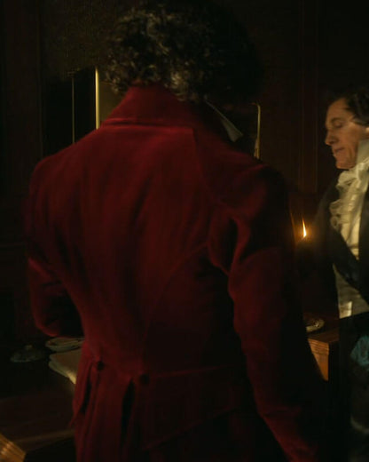 Frankenstein Dr Victor Maroon Coat