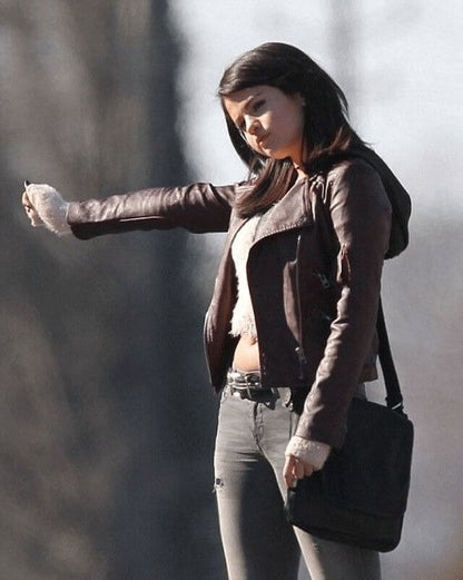 Fundamentals Of Caring Selena Gomez Biker Leather Jacket