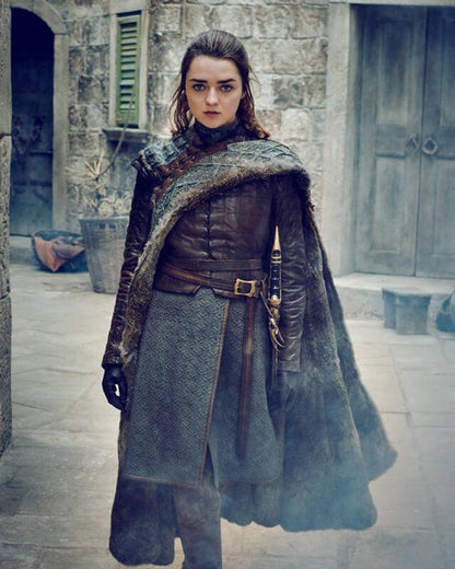 Game Of Thrones Arya Stark Brown Jacket