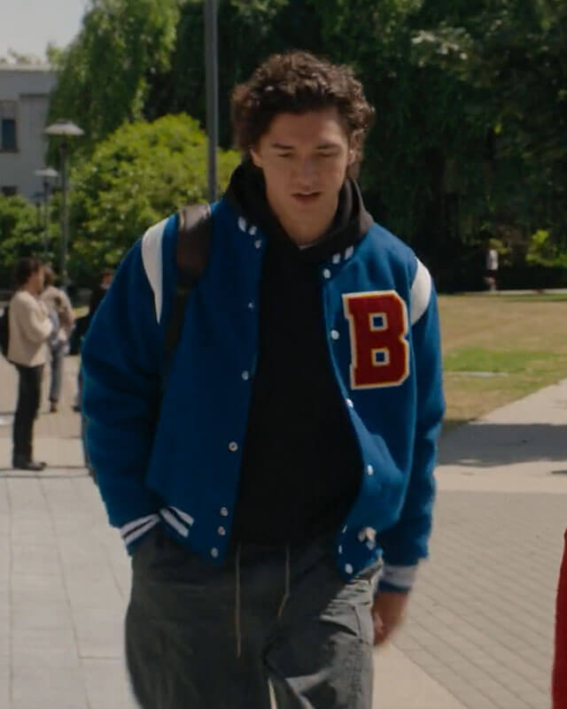 Garrett Graham Off Campus Blue Varsity Jacket