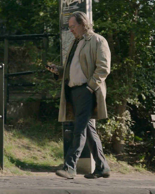 Gary Oldman Slow Horses Cotton Coat