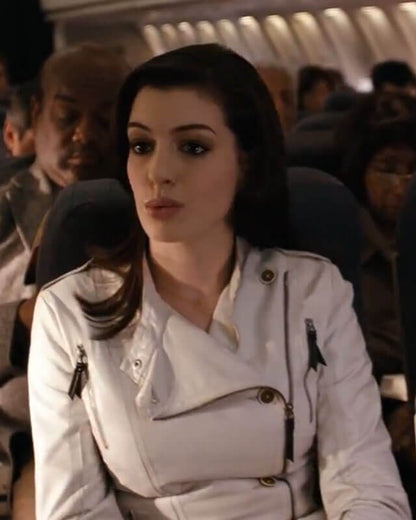 Get Smart Anne Hathaway Leather Jacket