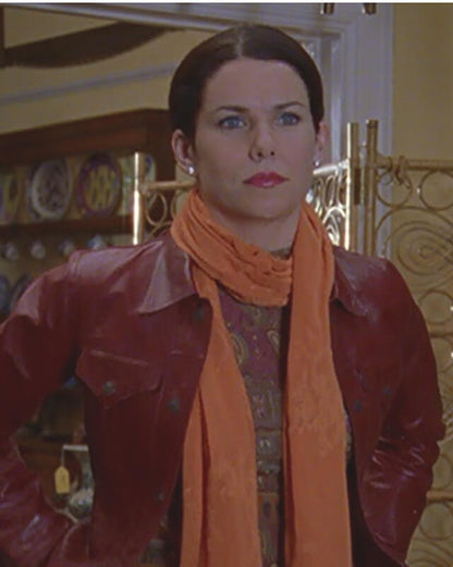 Gilmore Girls Lorelai Red Leather Jacket