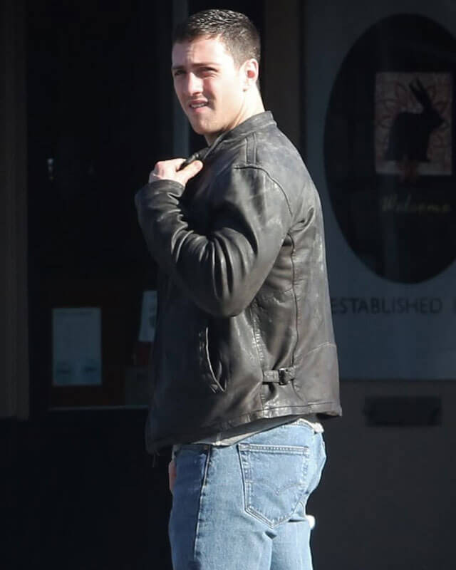 Godzilla Aaron Taylor Johnson Black Jacket