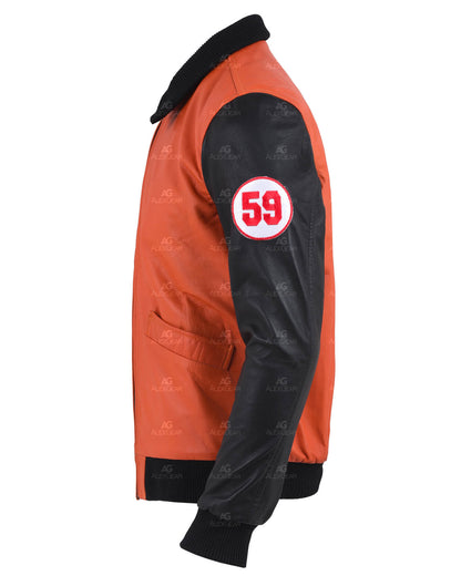 Goku 59 Bomber Leather Jacket