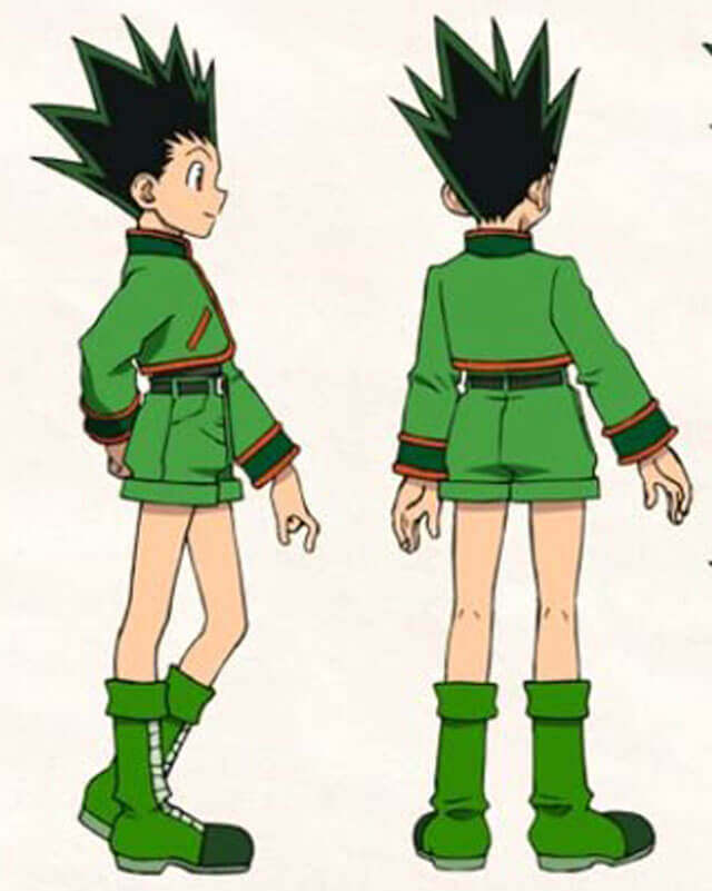 Gon Hunter X Hunter Green Faux Leather Jacket