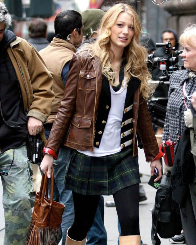 Gossip Girl Serena Van Der Woodsen Leather Jacket