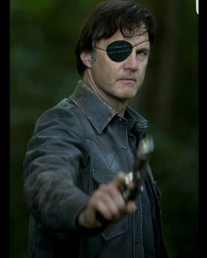 Governor TWD David Morrissey Black Jacket