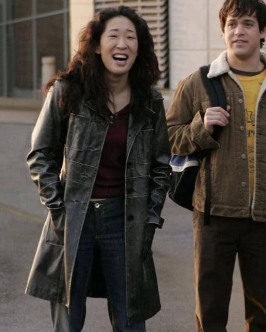 Greys Anatomy Cristina Yang Leather Coat