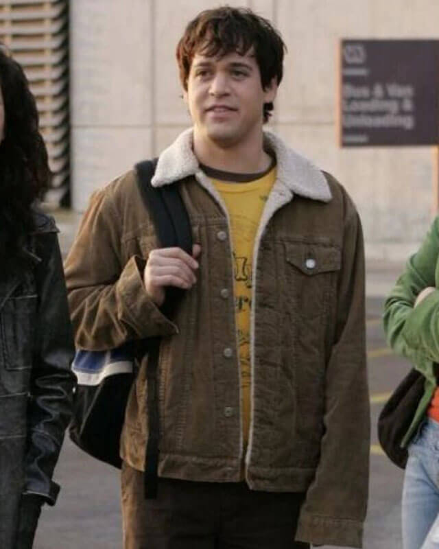 Grey's Anatomy T.R Knight Suede Shearling Jacket