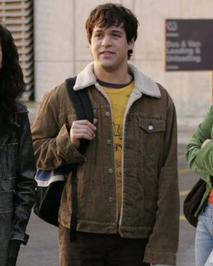 Grey's Anatomy T.R Knight Suede Shearling Jacket