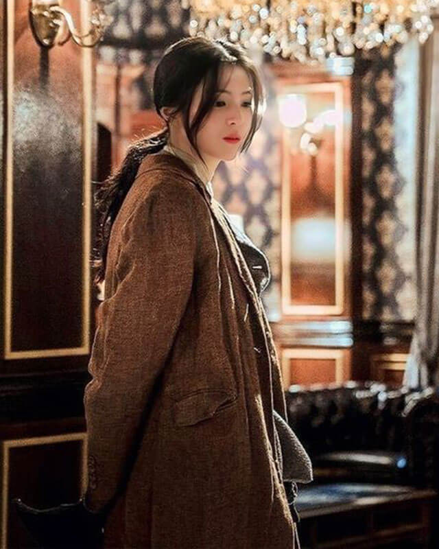 Han So Hee Gyeongseong Creature Brown Coat