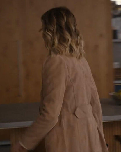 Hacks Winnie Landell Brown Suede Coat S03