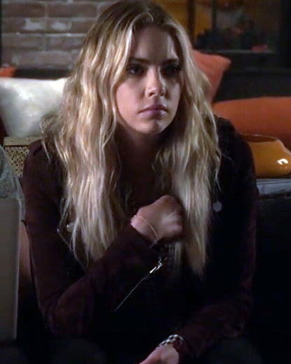 Hanna Marin Pretty Little Liars Suede Biker Jacket