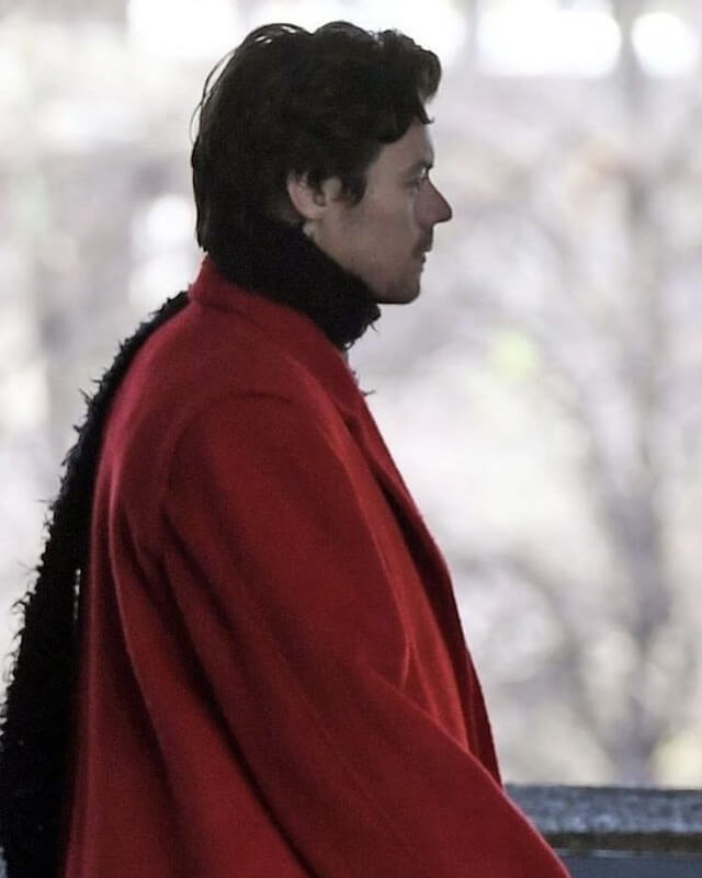 Harry Styles As It Was Red Long Coat