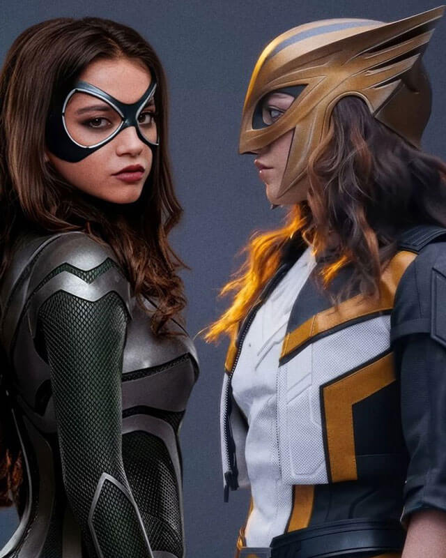 Hawkgirl Superman Cropped Leather Jacket