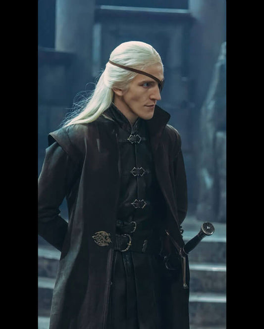 House Of The Dragon Aemond Targaryen Leather Coat
