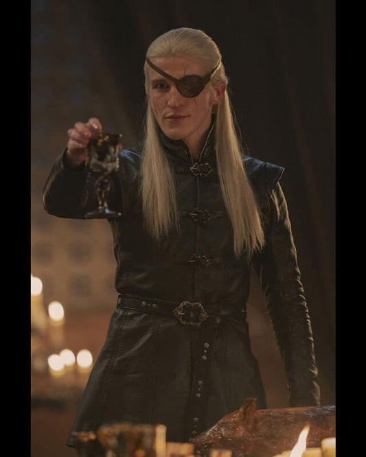 House Of The Dragon Aemond Targaryen Real Leather Coat