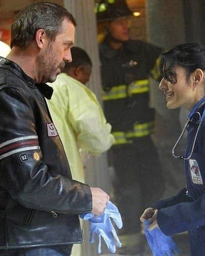 Hugh Laurie Dr House MD Leather Jacket