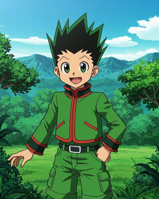 Hunter X Hunter Gon Green Faux Leather Jacket