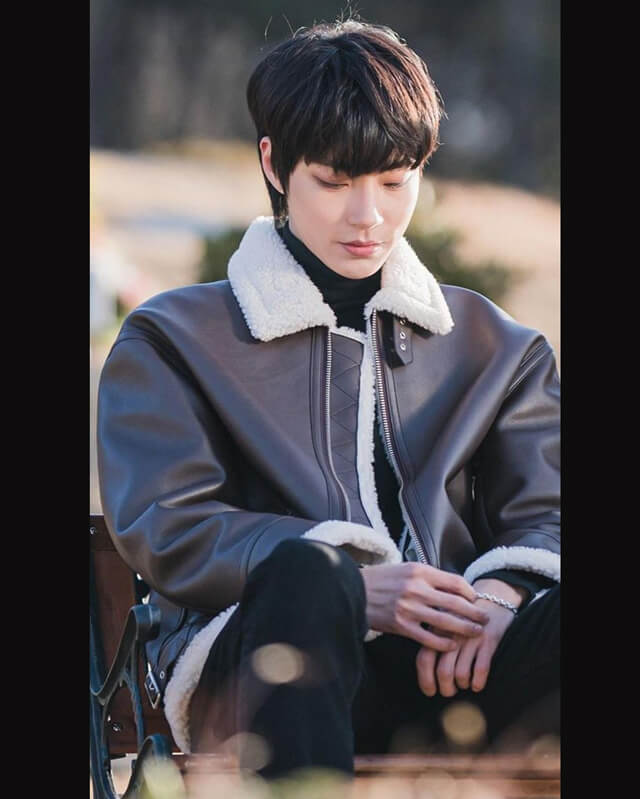 Hwang In Youp Brown Shearling Jacket