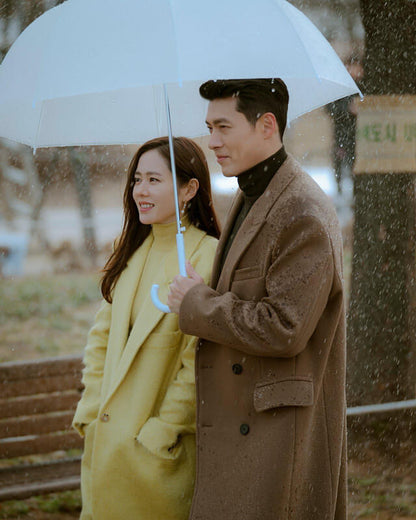 Hyun Bin CLOY Brown Long Coat