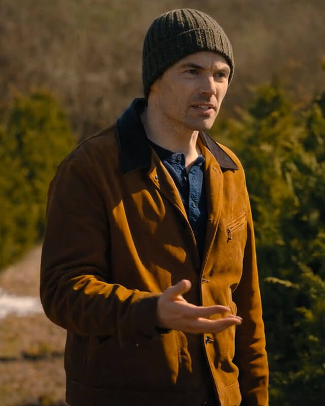 Ian Harding Our Little Secret Brown Suede Jacket