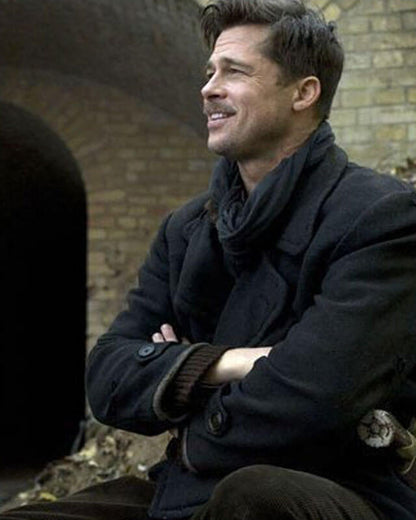 Inglourious Basterds Brad Pitt Wool Coat