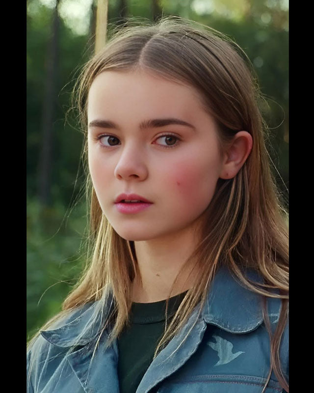 Isabella Sermon Jurassic World Dominion Denim Jacket