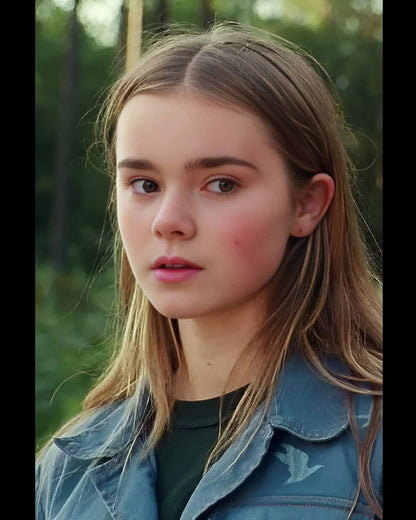 Isabella Sermon Jurassic World Dominion Denim Jacket