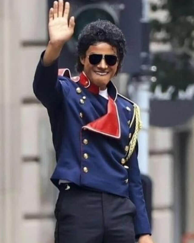 Jaafar Jackson Michael Navy Jacket