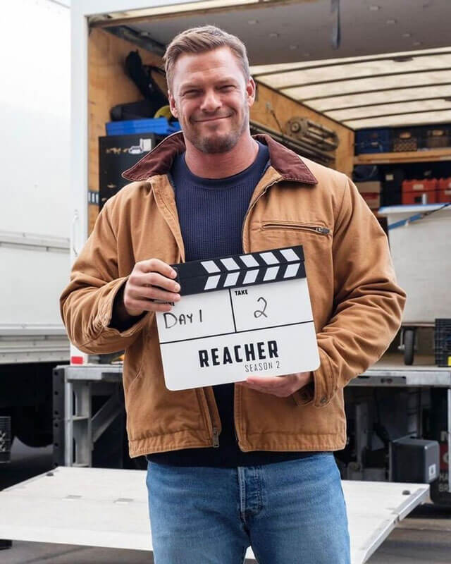 Jack Reacher Alan Ritchson Camel Jacket S02