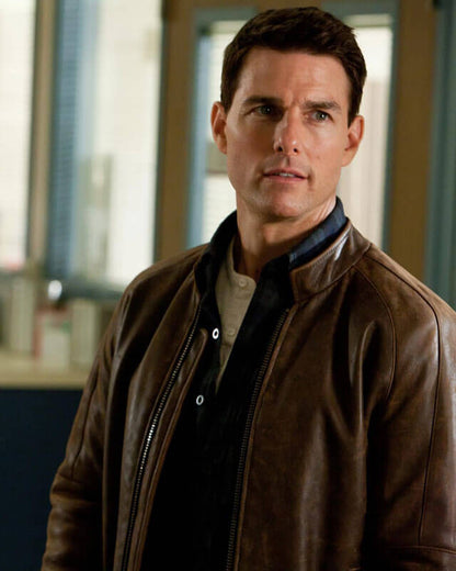 Jack Reacher Tom Cruise Leather Jacket