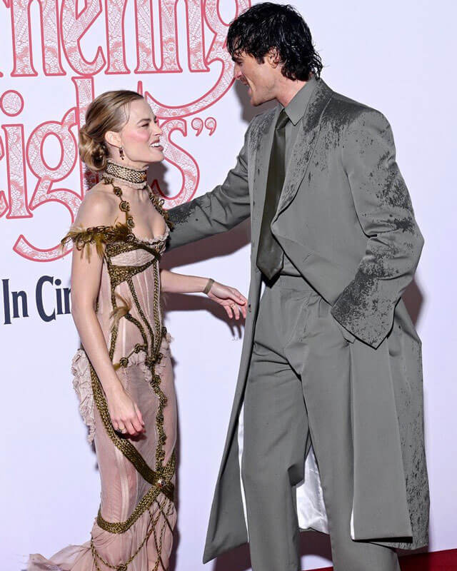 Jacob Elordi Wuthering Heights Coat