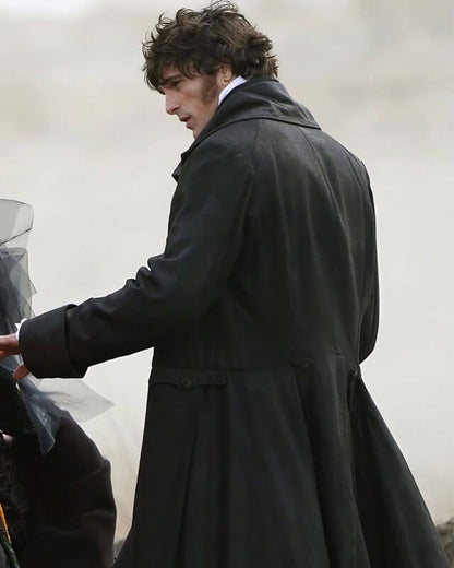 Jacob Elordi Wuthering Heights Heathcliff Coat