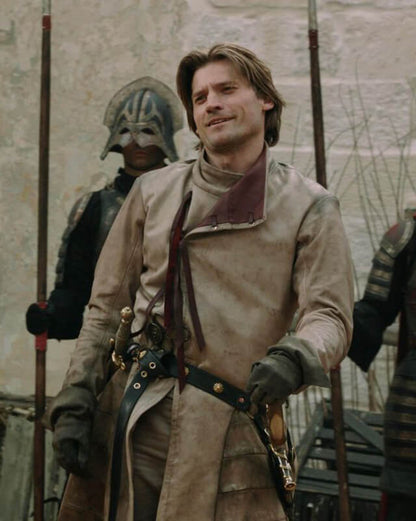 Jaime Lannister GOT Nikolaj Coster Waldau Leather Coat