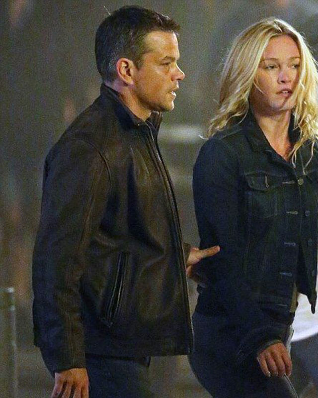Jason Bourne Matt Damon Leather Jacket
