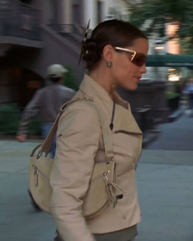 Jenna Rink 13 Going On 30 White Biker Leather Jacket