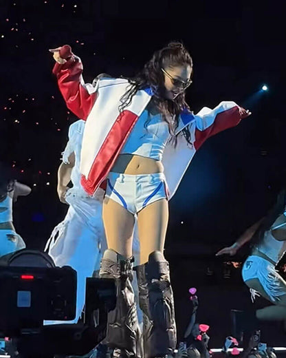 Jennie Blackpink World Tour Leather Jacket