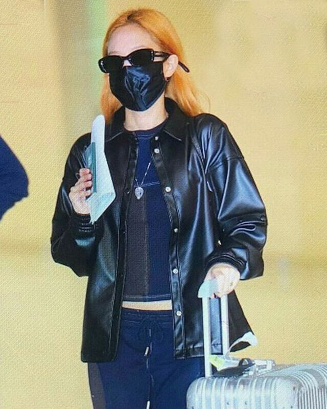 Jennie Classic Black Leather Jacket