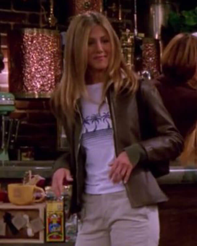 Friends Season 6 Rachel Brown Leather Jacket