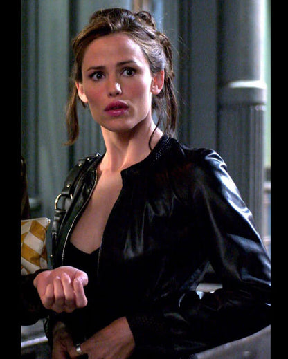 Jennifer Garner 13 Going On 30 Black Leather Jacket