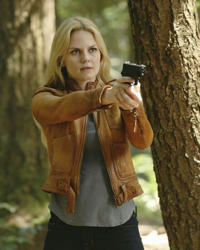 Jennifer Morrison Once Upon A Time Brown Leather Jacket