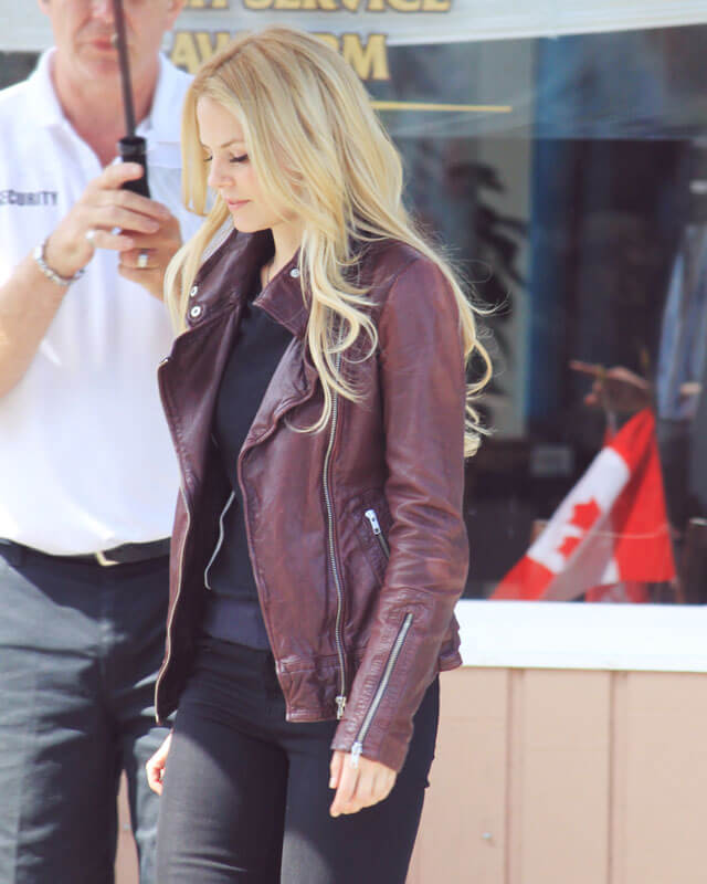 Jennifer Morrison Once Upon A Time Dark Brown Leather Jacket