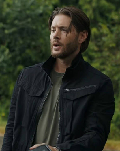 Jensen Ackles Tracker Black Cotton Jacket